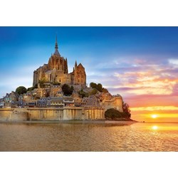 Educa (17665) - "Mont Saint Michel, France" - 1000 pieces puzzle