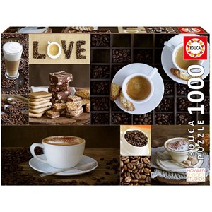 Educa (17663) - "Coffee" - 1000 pieces puzzle