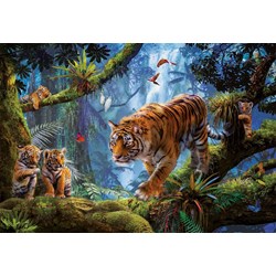 Educa (17662) - "Tigers in the tree" - 1000 pieces puzzle