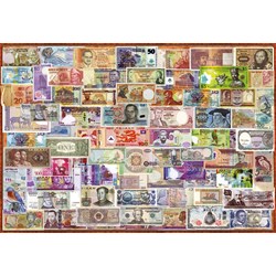 Educa (17659) - "World banknotes" - 1000 pieces puzzle