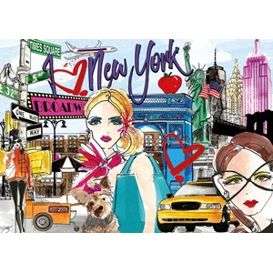 Educa (17649) - "Take me to New York" - 500 pieces puzzle