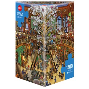Heye (29840) - Uli Oesterle: "Library" - 1500 pieces puzzle
