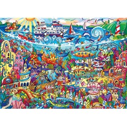 Heye (29839) - Rita Berman: "Magic Sea" - 1000 pieces puzzle