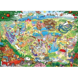 Heye (29837) - Anders Lyon: "Fun Park Trip" - 1000 pieces puzzle