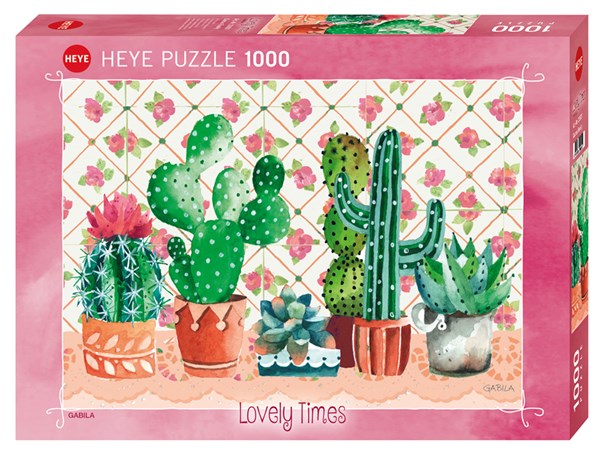 Heye (29831) - Gabila Rissone: "Cactus Family" - 1000 pieces puzzle