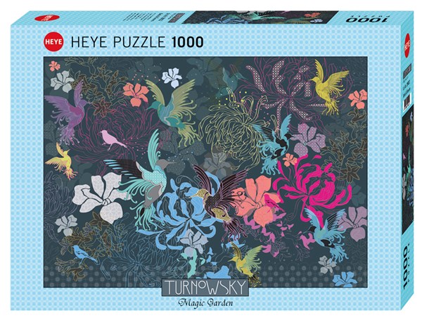 Heye (29822) - Turnowsky: "Birds & Flowers" - 1000 pieces puzzle