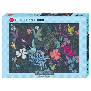 Heye (29822) - Turnowsky: "Birds & Flowers" - 1000 pieces puzzle