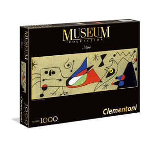 Clementoni (39264) - Joan Miro: "Woman and bird in the night" - 1000 pieces puzzle