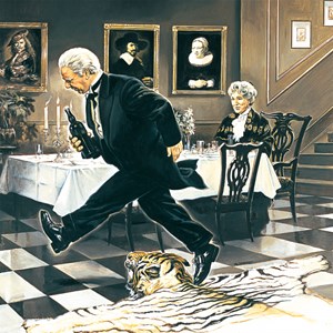 Schmidt Spiele (57293) - Renato Casaro: "Dinner for One" - 1000 pieces puzzle