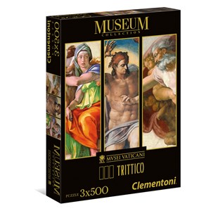 Clementoni (39801) - Sandro Botticelli: "Sistine Chapel" - 500 pieces puzzle
