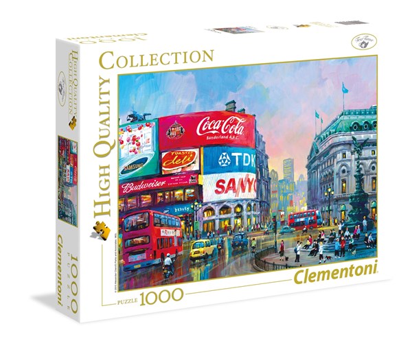 Clementoni (39316) - "London, Piccadilly Circus" - 1000 pieces puzzle