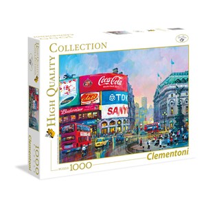 Clementoni (39316) - "London, Piccadilly Circus" - 1000 pieces puzzle