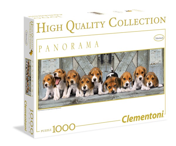 Clementoni (39076) - "Beagles" - 1000 pieces puzzle