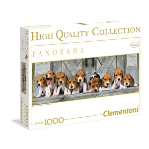 Clementoni (39076) - "Beagles" - 1000 pieces puzzle