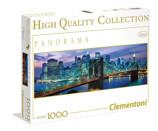 Clementoni (39209) - "New York, Brooklyn Bridge" - 1000 pieces puzzle