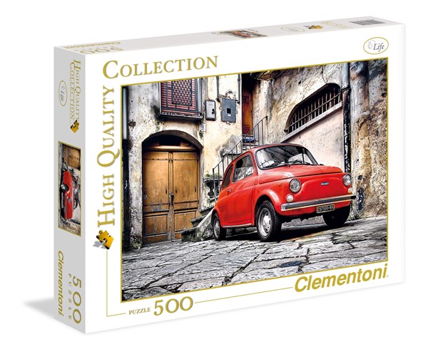 Clementoni (30575) - "Fiat 500" - 500 pieces puzzle