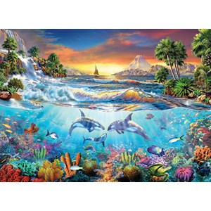 Clementoni (39335) - Christian Riese Lassen: "Under The Sea" - 1000 pieces puzzle