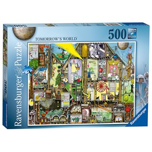 Ravensburger (14731) - Colin Thompson: "Tomorrow's World" - 500 pieces puzzle
