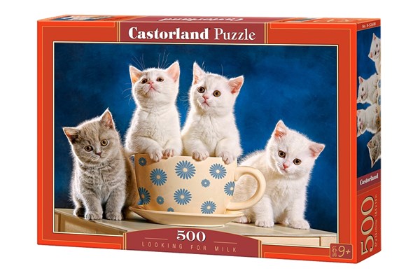 Castorland (B-52608) - "Looking for Milk" - 500 pieces puzzle