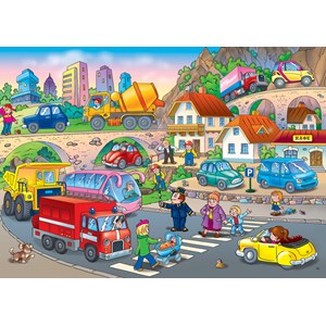 Step Puzzle (70102) - "Cars" - 34 pieces puzzle