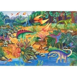 Step Puzzle (70101) - "Dinosaurs" - 34 pieces puzzle