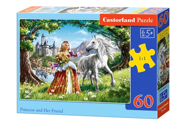 Castorland (B-06830) - "Princess and Her Friend" - 60 pieces puzzle