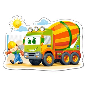 Castorland (B-120086) - "Concrete Mixer" - 12 pieces puzzle