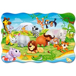 Castorland (C-02276) - "African Animals" - 20 pieces puzzle