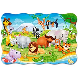 Castorland (C-02276) - "African Animals" - 20 pieces puzzle