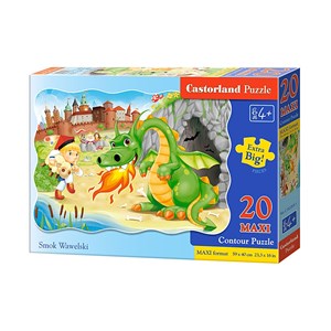 Castorland (C-02269) - "Dragons" - 20 pieces puzzle