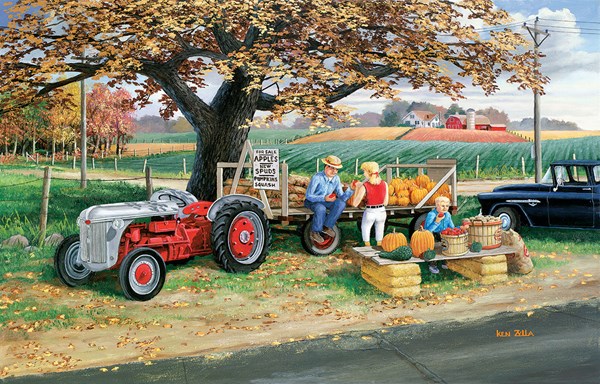 SunsOut (39774) - Ken Zylla: "Harvest Time" - 1000 pieces puzzle