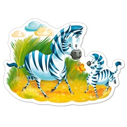 Castorland (B-04454) - "Animals of Africa" - 4 5 6 7 pieces puzzle