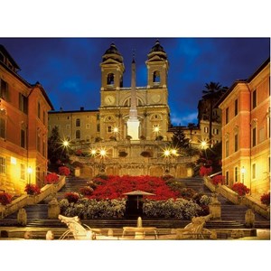 Ravensburger (16370) - "Piazza di Spagna, Rome, Italy" - 1500 pieces puzzle