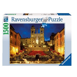 Ravensburger (16370) - "Piazza di Spagna, Rome, Italy" - 1500 pieces puzzle
