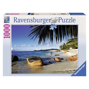 Ravensburger (19018) - "Behind the Palm Trees" - 1000 pieces puzzle