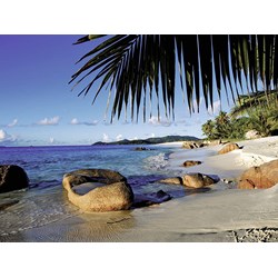 Ravensburger (19018) - "Behind the Palm Trees" - 1000 pieces puzzle