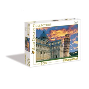Clementoni (30103) - "Tower of Pisa, Italy" - 500 pieces puzzle