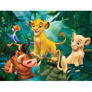 Nathan (86313) - "The Lion King, Simba and Friends" - 30 pieces puzzle