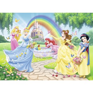 Nathan (86708) - "The Princesses' Garden" - 100 pieces puzzle