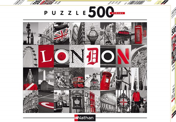 Nathan (87210) - "Memories of London" - 500 pieces puzzle