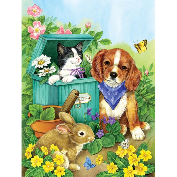 SunsOut (16048) - Jane Maday: "Precious Pets" - 500 pieces puzzle