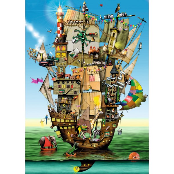 Schmidt Spiele (59403) - Colin Thompson: "Noah's Arc" - 1000 pieces puzzle