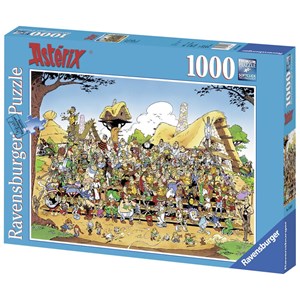 Ravensburger (15434) - "Asterix and Obelix, Family Picture" - 1000 pieces puzzle