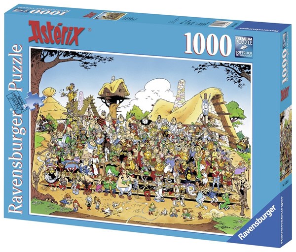 Ravensburger (15434) - "Asterix and Obelix, Family Picture" - 1000 pieces puzzle