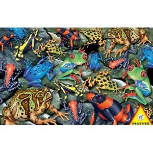 Piatnik (555244) - "Big Frogs" - 1000 pieces puzzle