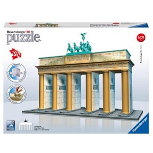 Ravensburger (12551) - "Brandenburg Gate, Berlin" - 324 pieces puzzle