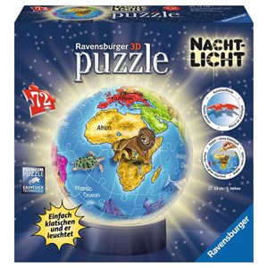 Ravensburger (12142) - "The Earth of Animals" - 72 pieces puzzle