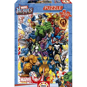 Educa (15560) - "Marvel Heroes" - 500 pieces puzzle