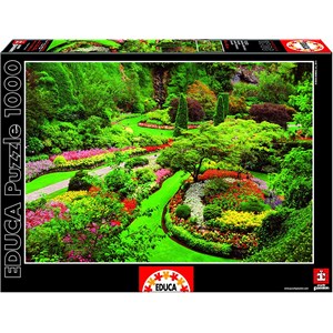 Educa (15523) - "Butchart Gardens" - 1000 pieces puzzle
