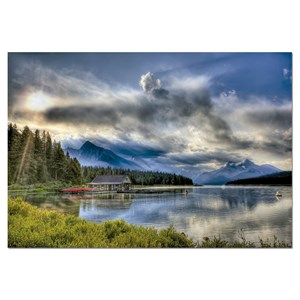 Educa (15558) - "Maligne Lake, Canada" - 1000 pieces puzzle
